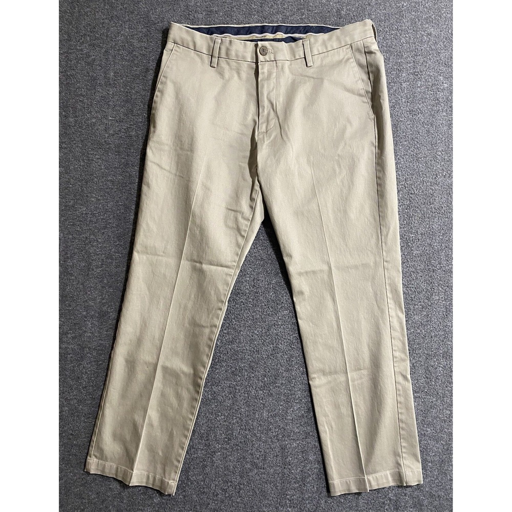 Dockers Pants Men's Tan Stretch Chino Modern Casual Size 34/30